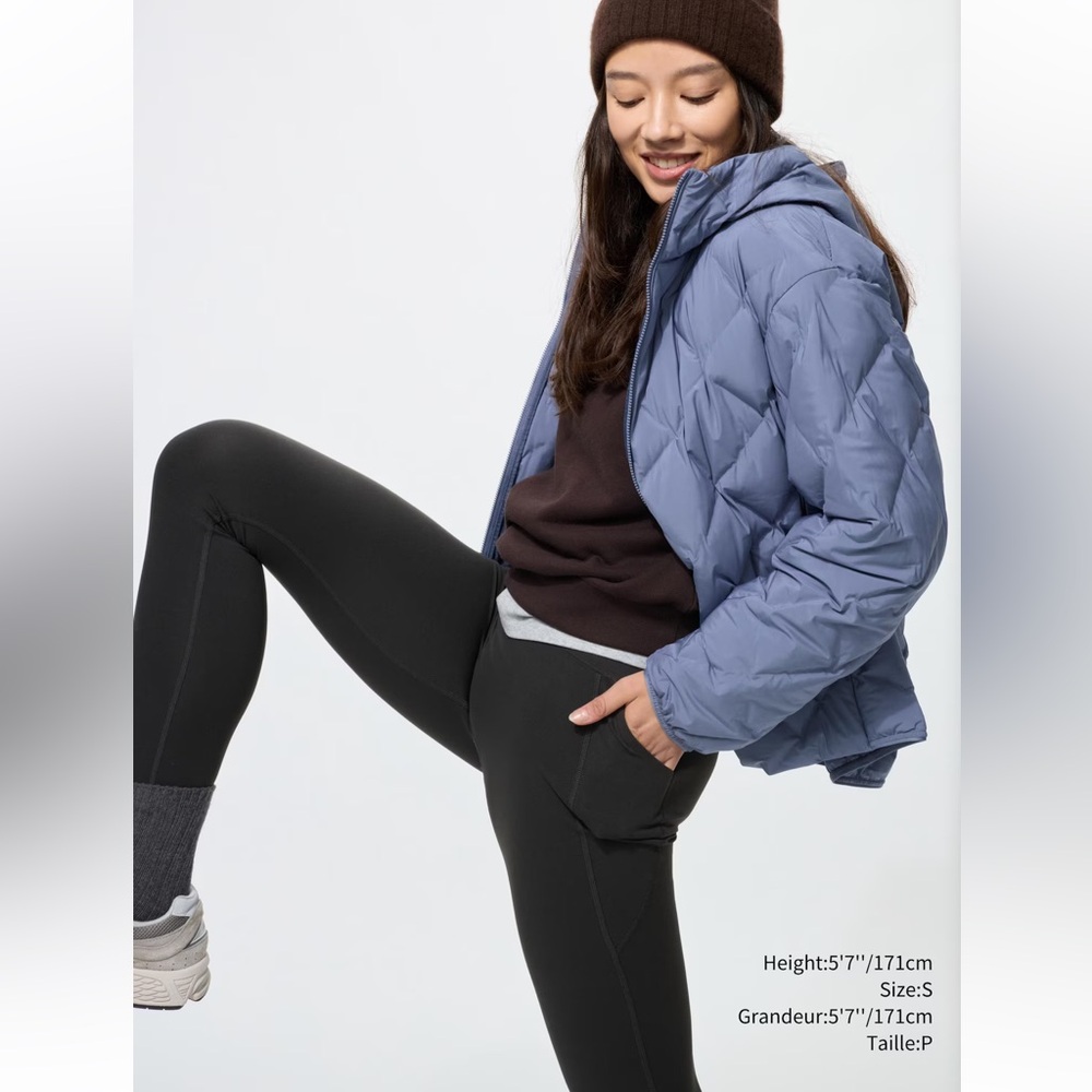 Uniqlo AIRism Soft Black Leggings